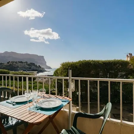Magnifique T2 Résidence la Rade vue mer parking K6&you Cassis Exterior foto